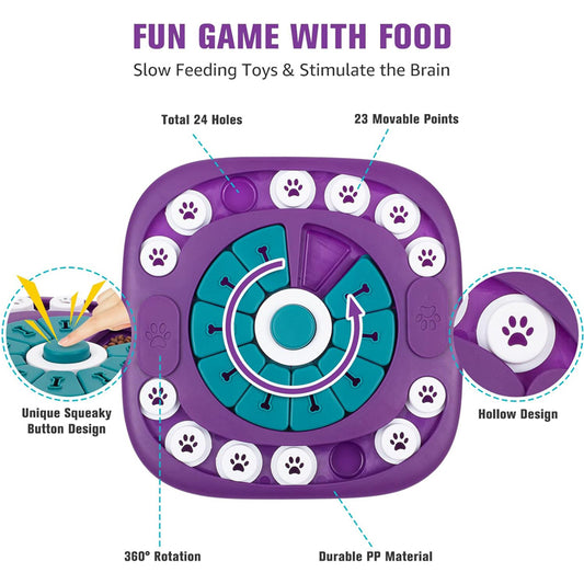 Dog Puzzle Toy – Interactive Treat Puzzle for Small, Medium & Large Dogs