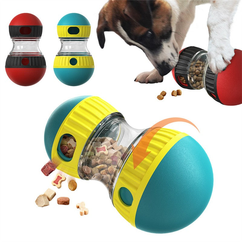 Dispensing Dog Toy Tumbler Leaky Food Ball Puzzle Toys Interactive