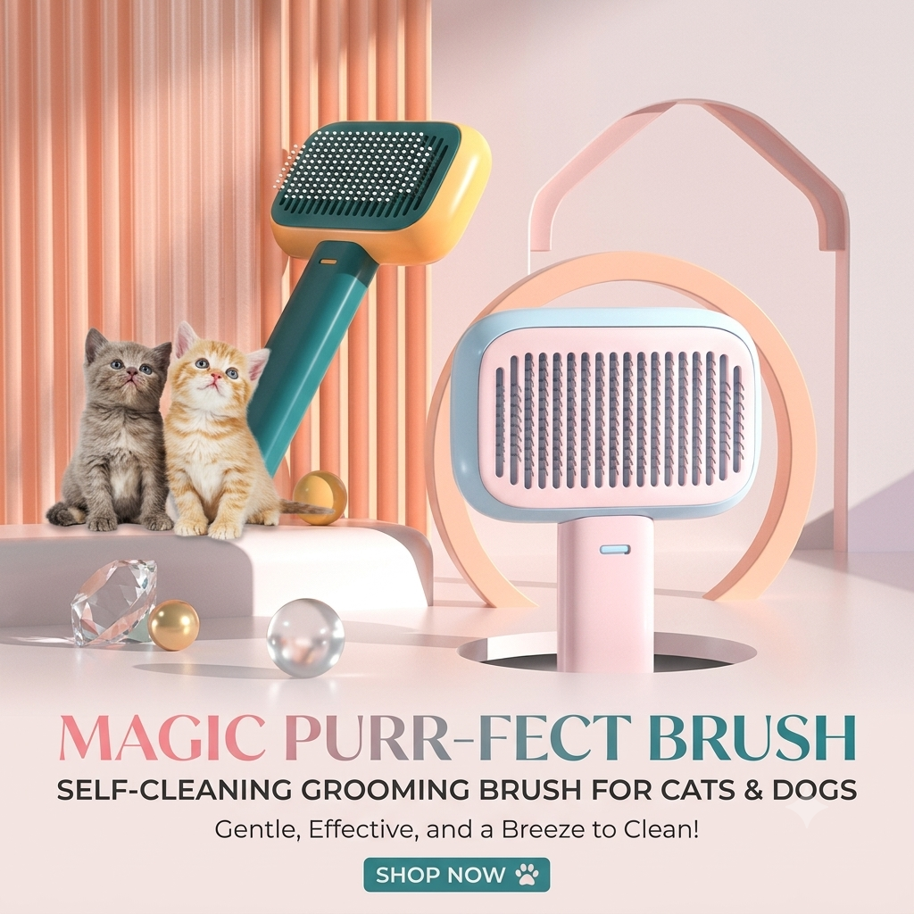 New Pet Cat Dog Hair Brush Hair