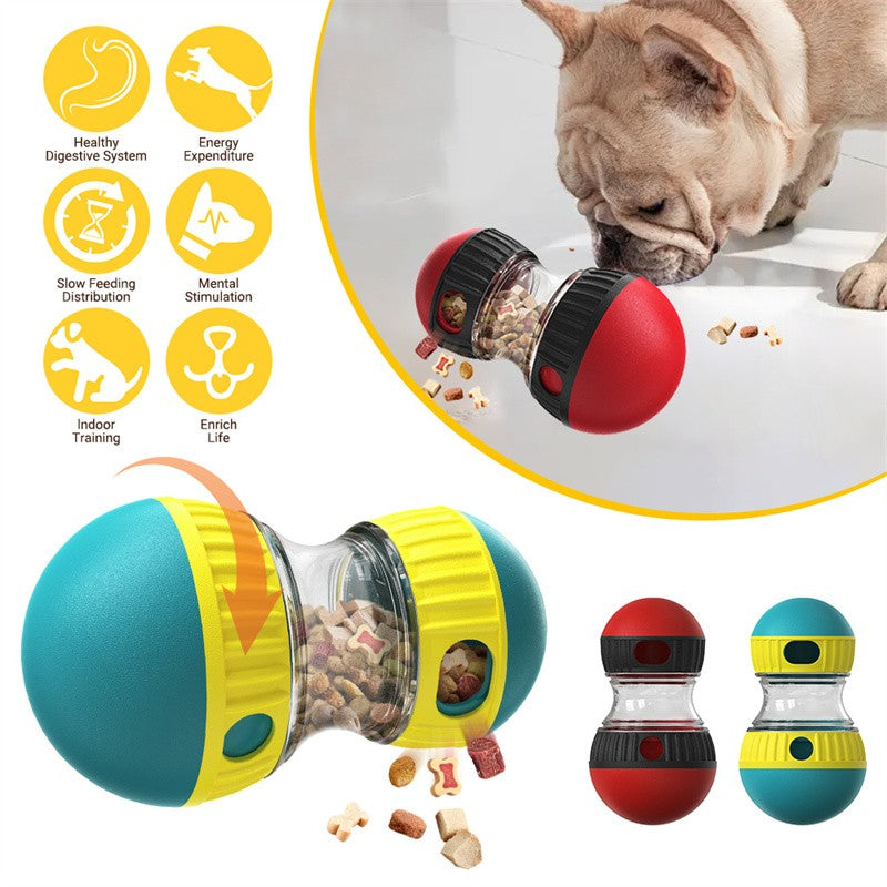 Dispensing Dog Toy Tumbler Leaky Food Ball Puzzle Toys Interactive