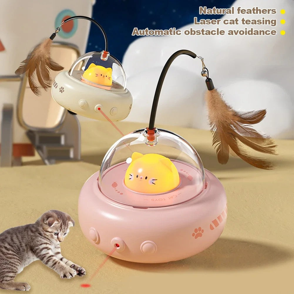 Pet Toys Replaceable Feather Interactive Cat